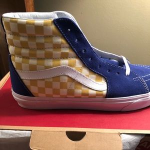 Vans checkboared never worn size 12